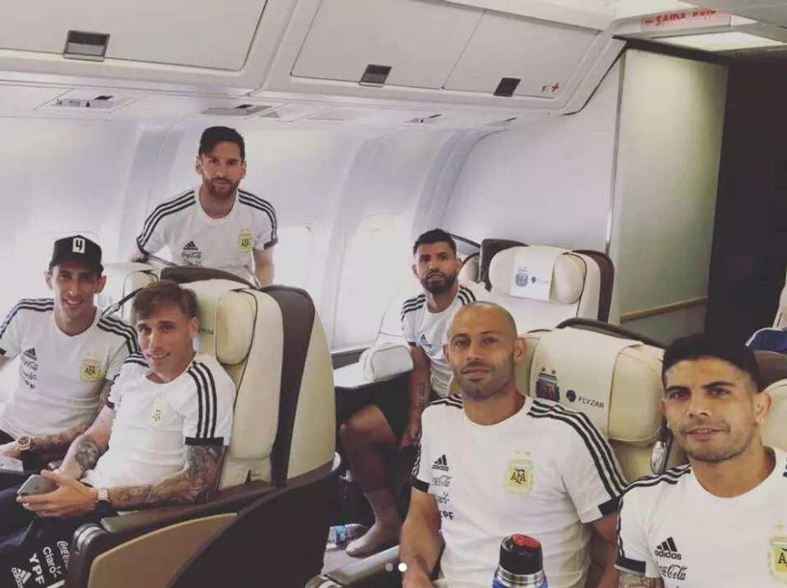 Argentina fly out to Russia for 2018 FIFA World Cup