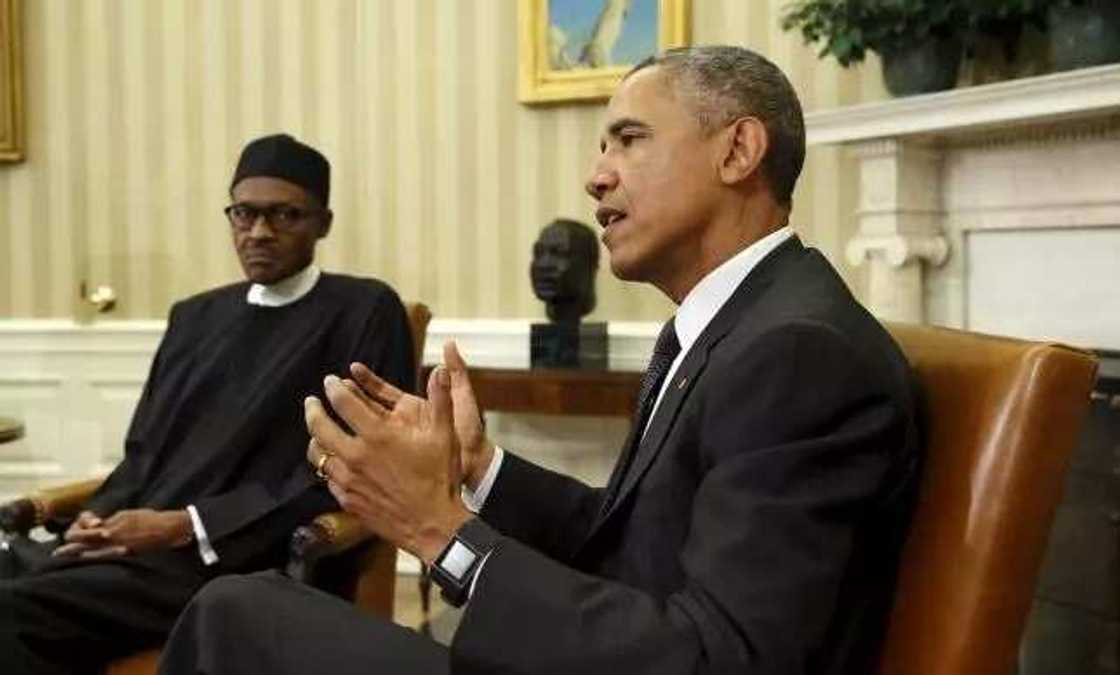 Buhari Discussing Boko Haram With Obama Buhari Discussing Boko Haram With Obama