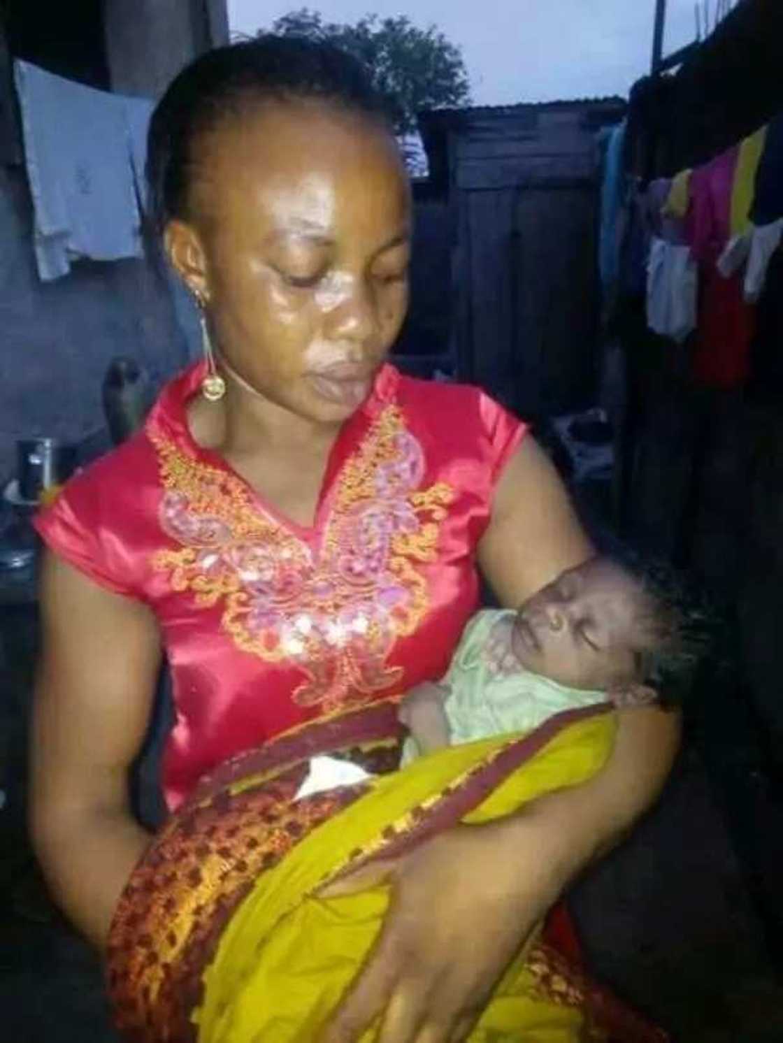 Mentally challenged woman dumps newborn baby boy in Sapele, Delta state (photos) Mentally challenged woman dumps newborn baby boy in Sapele, Delta state (photos)