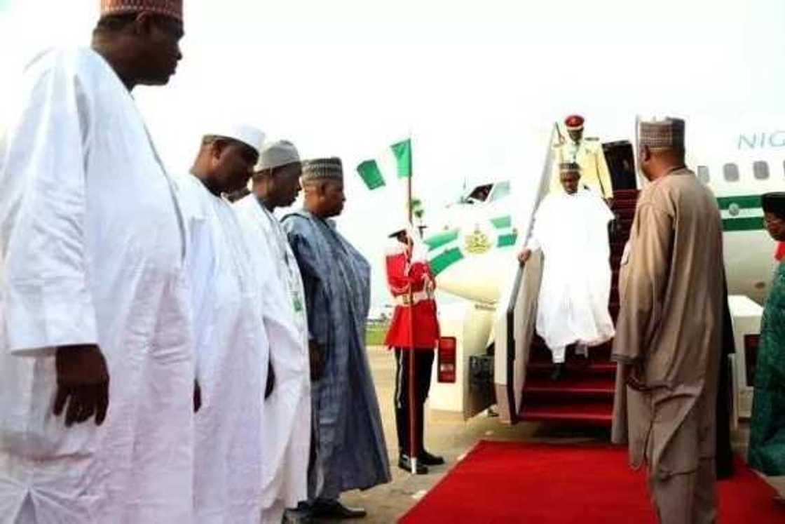 President Buhari Returns From Trip To Niger, Chad