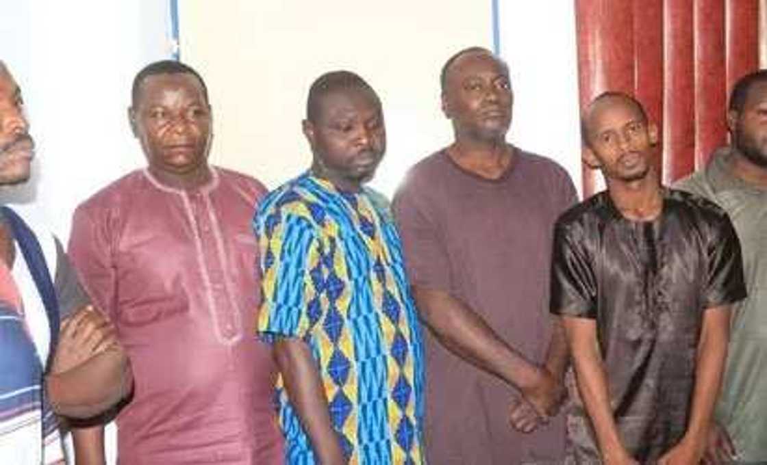 Lagos state police arrest 19 pipeline vandals Lagos state police arrest 19 pipeline vandals