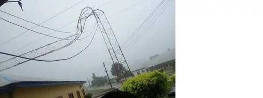 Mast falls on chapel during Sunday service in Akwa Ibom Mast falls on chapel during Sunday service in Akwa Ibom