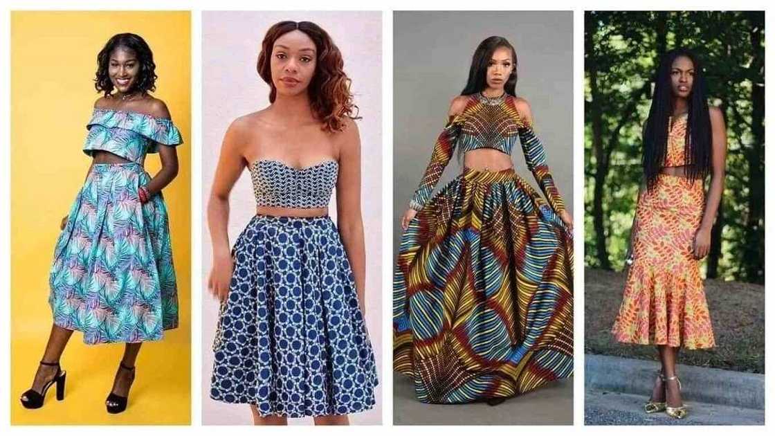 Ankara tops and skirts Ankara tops and skirts