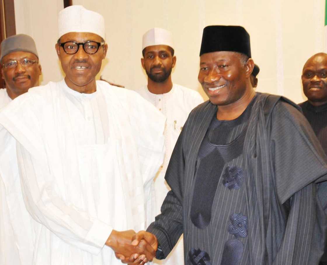 JUST IN: Buhari meets Jonathan over Niger Delta Avengers JUST IN: Buhari meets Jonathan over Niger Delta Avengers