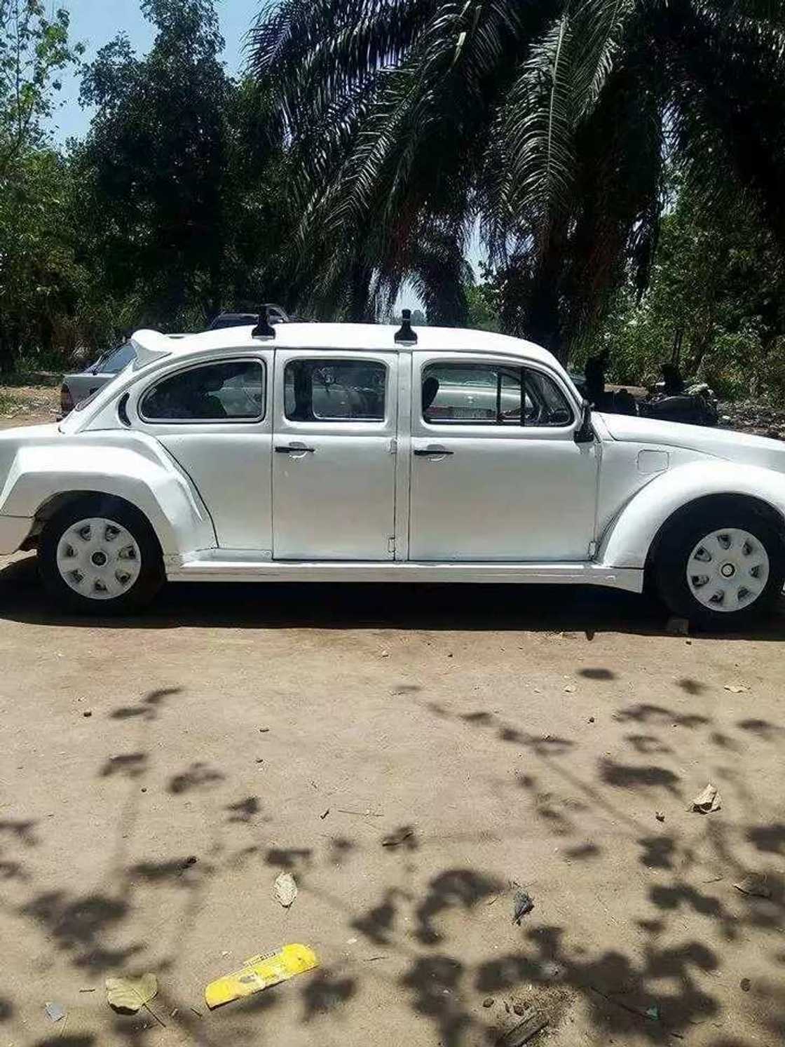 Benue man recreates Volkswagen Beetle, turns it into a modern day car (photos)