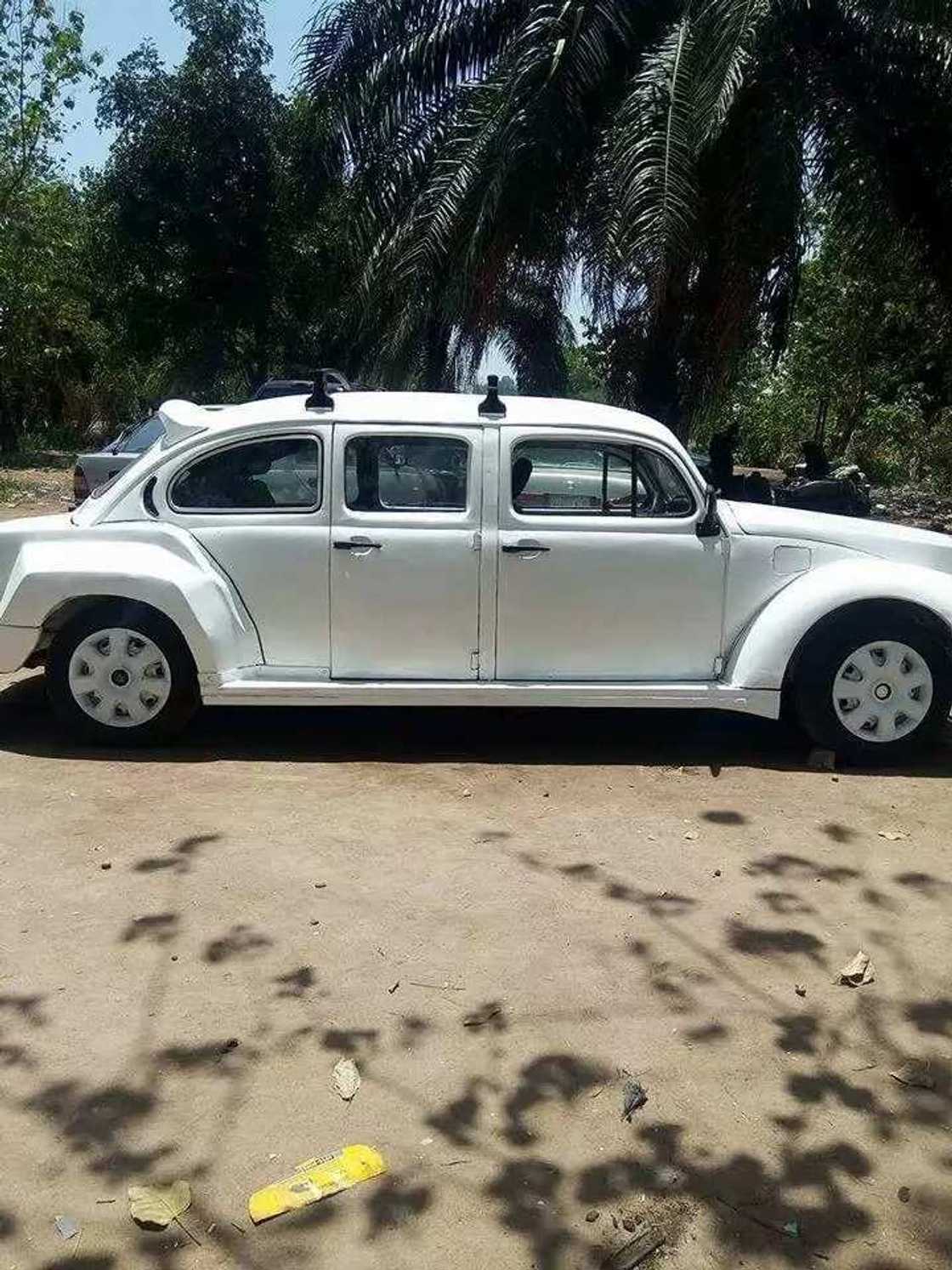 Benue man recreates Volkswagen Beetle, turns it into a modern day car (photos) Benue man recreates Volkswagen Beetle, turns it into a modern day car (photos)