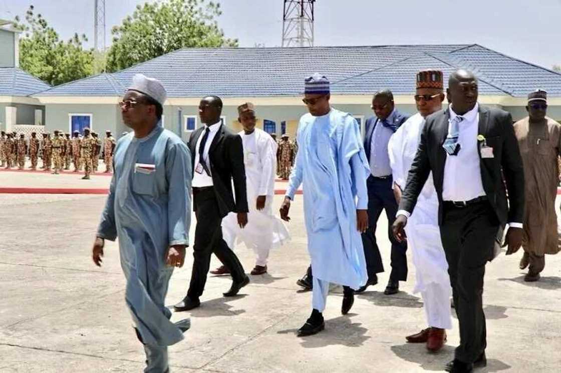 An tsaurara matakan tsaro a Damaturu gabanin zuwan shugaba Buhari An tsaurara matakan tsaro a Damaturu gabanin zuwan shugaba Buhari