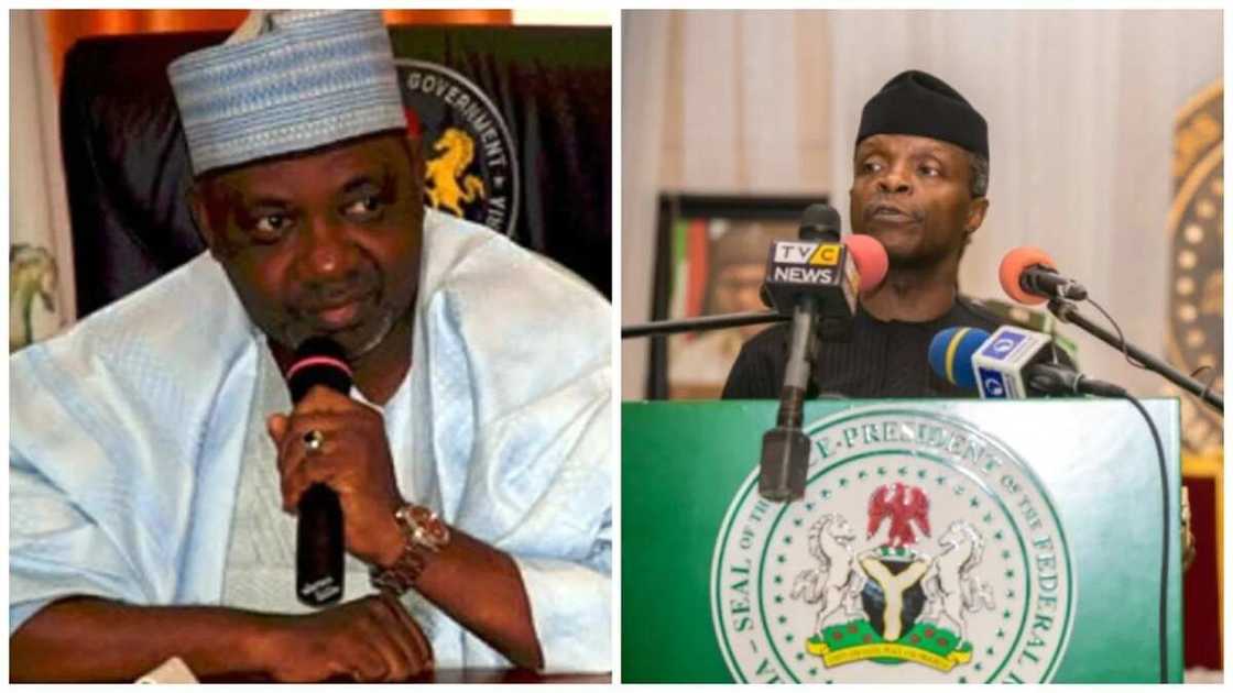 Acting President Osinbajo, former VP Sambo, disagree over Zaria water project Acting President Osinbajo, former VP Sambo, disagree over Zaria water project