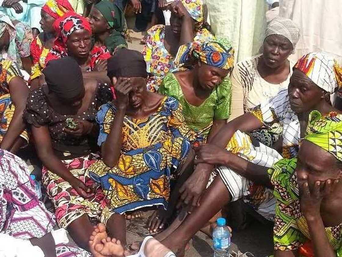 Chibok Girls: Buhari Storms Out Of Meeting With Parents Chibok Girls: Buhari Storms Out Of Meeting With Parents