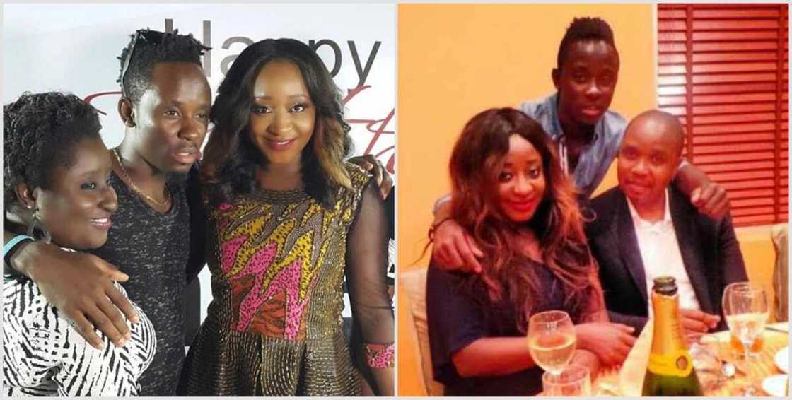 Ini Edo and her siblings Ini Edo and her siblings