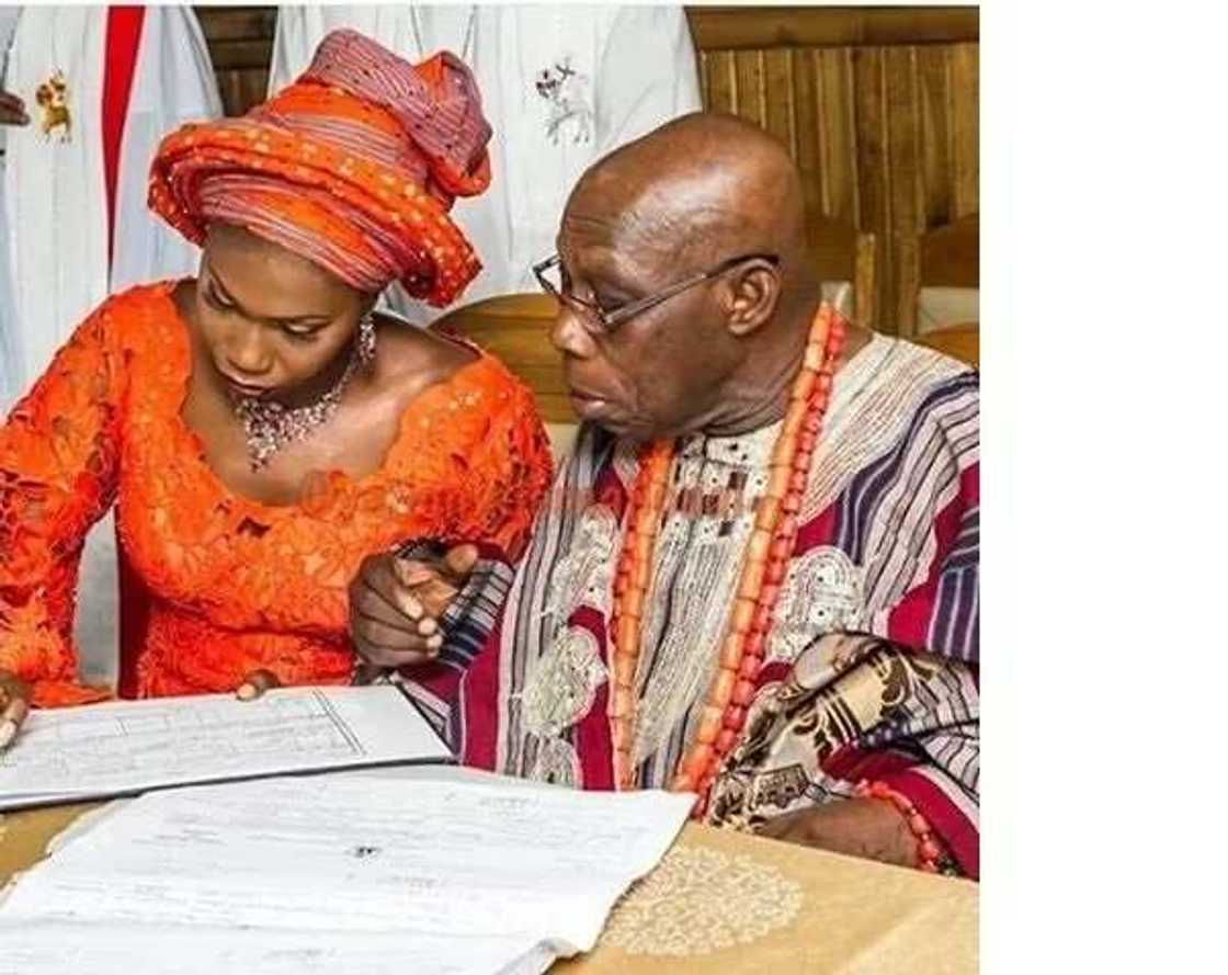 Obasanjo's wife reveals the main reason she did not attend her son's wedding (photos) Obasanjo's wife reveals the main reason she did not attend her son's wedding (photos)