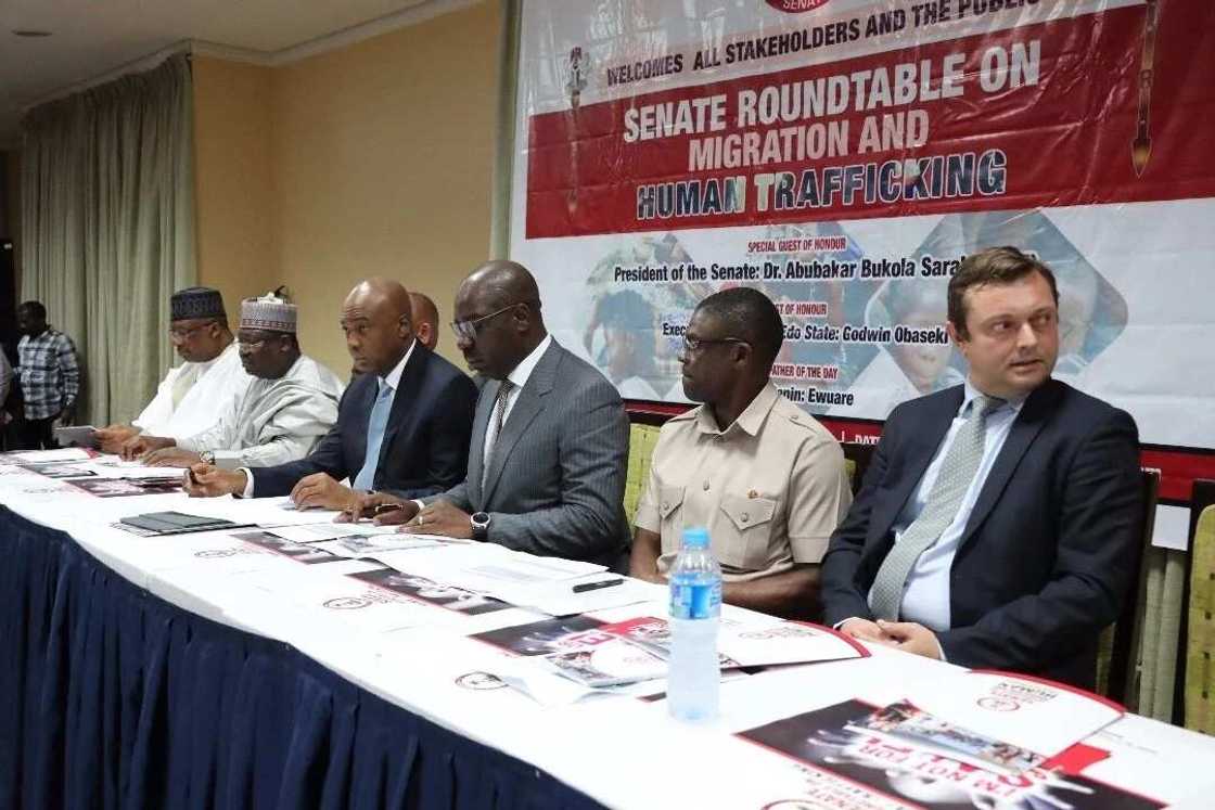 We are losing sleep over irregular migration, human trafficking - Saraki We are losing sleep over irregular migration, human trafficking - Saraki