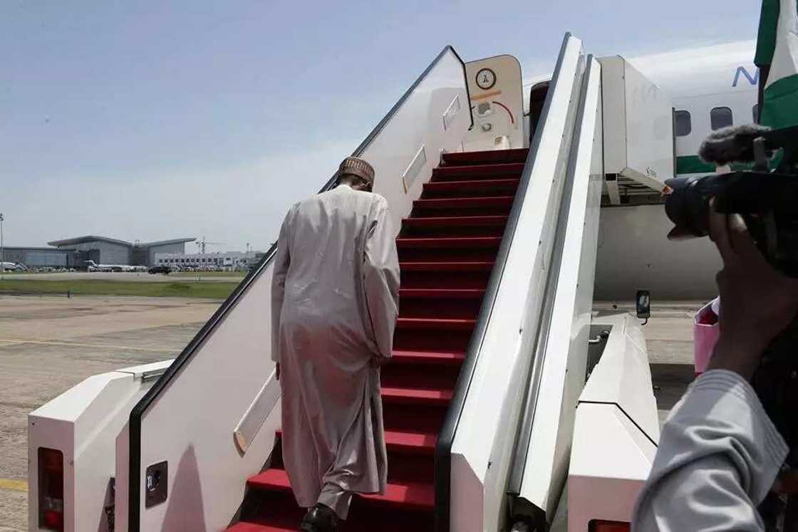 Buhari leaves Abuja to attend UN event in America Buhari leaves Abuja to attend UN event in America