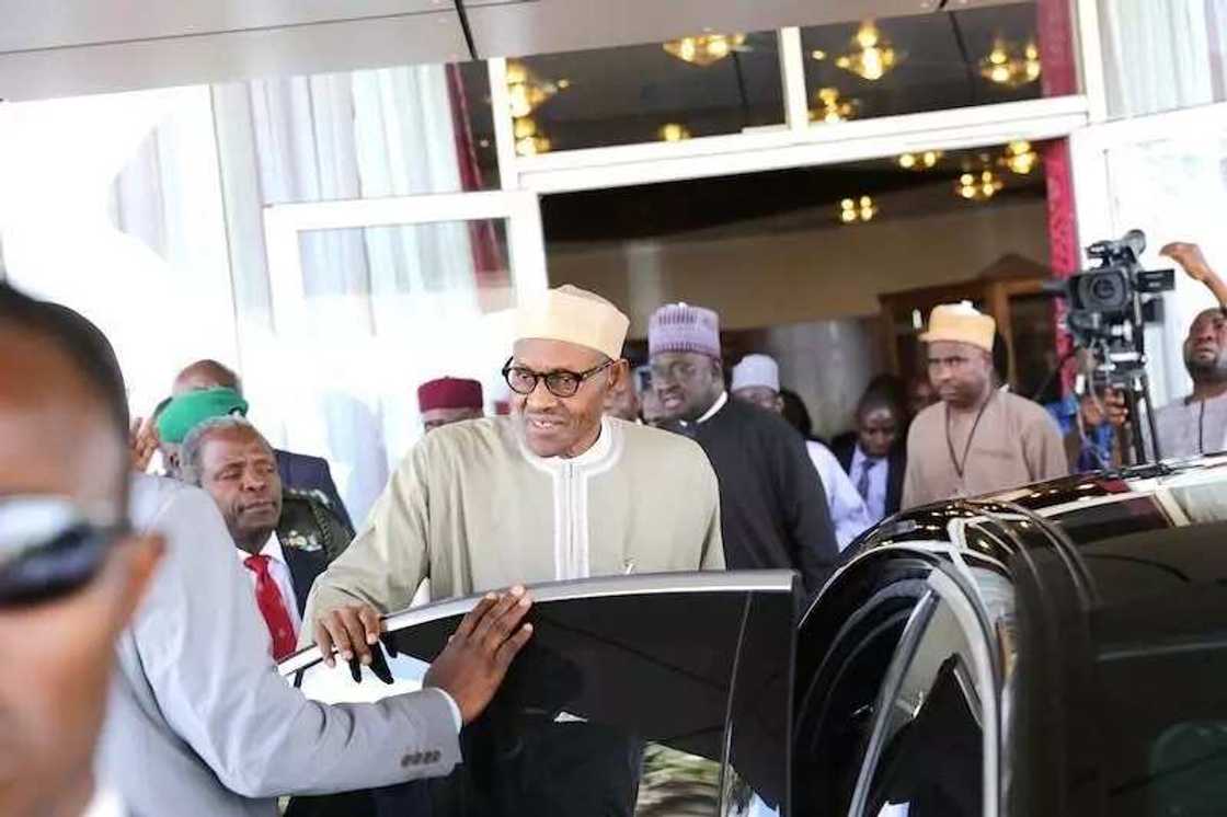 Photos: Buhari Returns To Nigeria