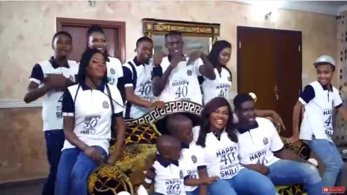 Funke Akindele surprises husband with a music video (photos, video) Funke Akindele surprises husband with a music video (photos, video)