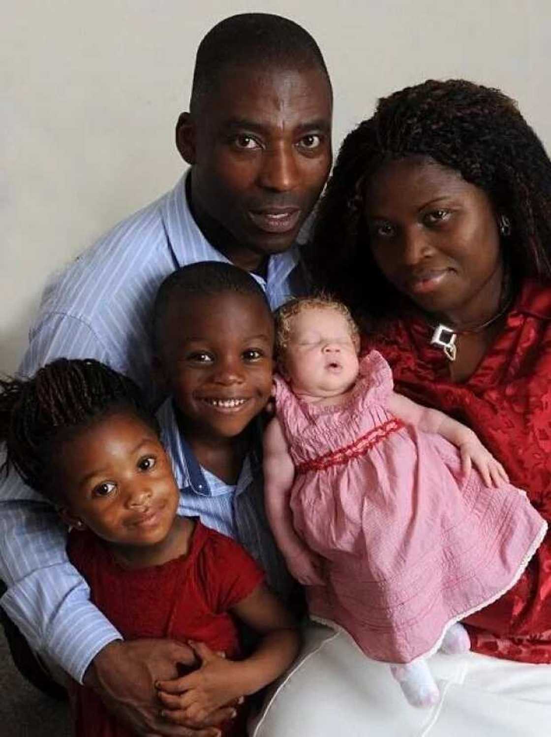 Nmachi and her family Nmachi and her family