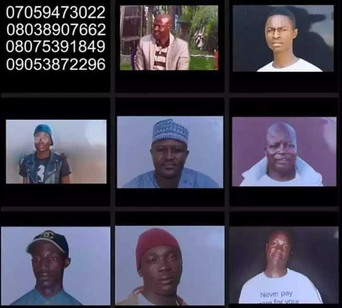 Hotunan 'yan kabilar Berom da su ka kashe janar Idris Alkali Hotunan 'yan kabilar Berom da su ka kashe janar Idris Alkali