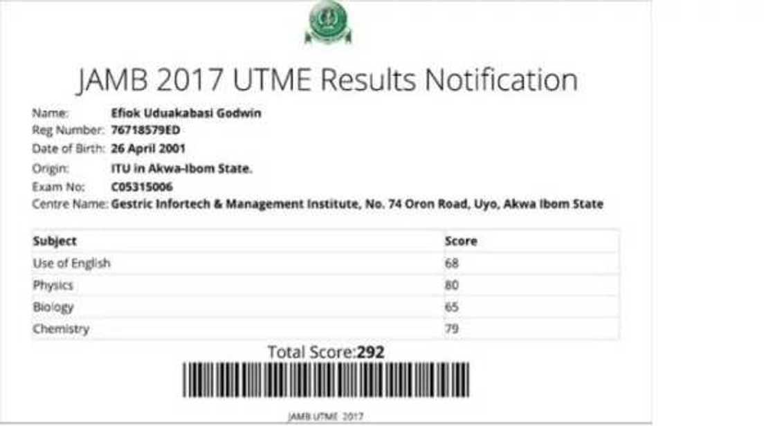 Check out the candidates with very HIGH scores in the just concluded JAMB exam (photos)