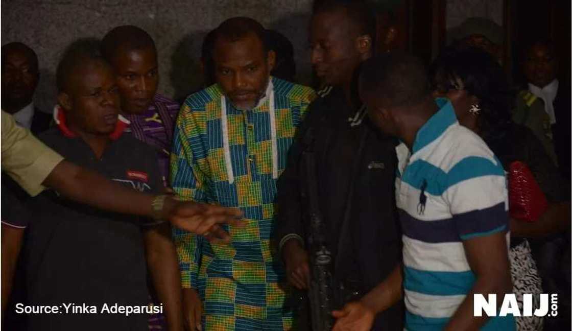 Nnamdi Kanu Appears In Court In New Attire Nnamdi Kanu Appears In Court In New Attire