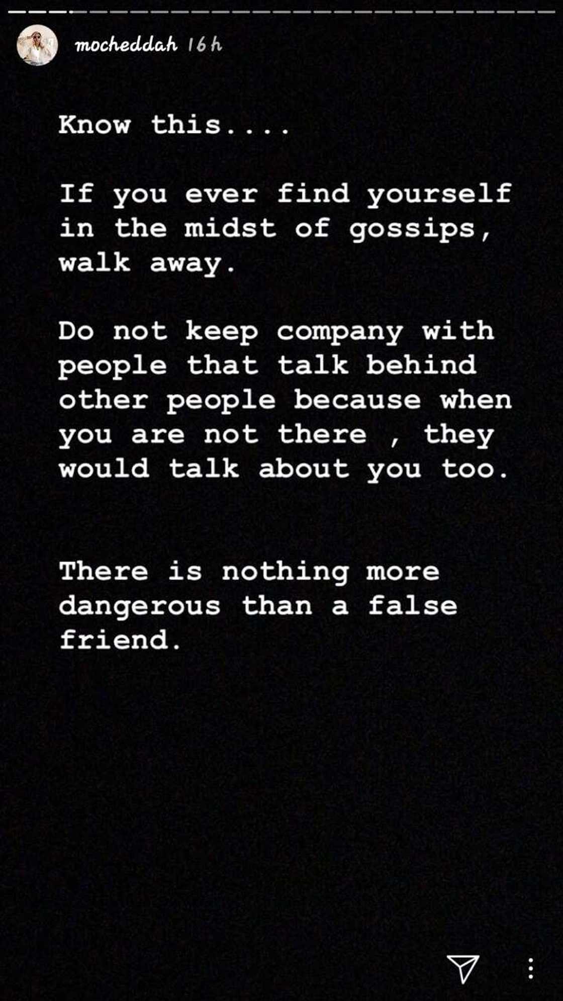 Mocheddah shares piece on how to cope with mechanism, reveals how she suffered depression for over 4 years