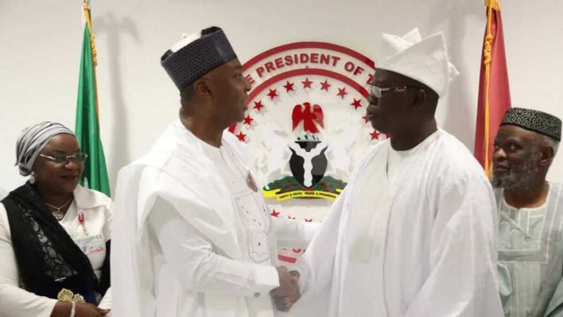 OPC leader Gani Adams visits Saraki, salutes Senate leadership