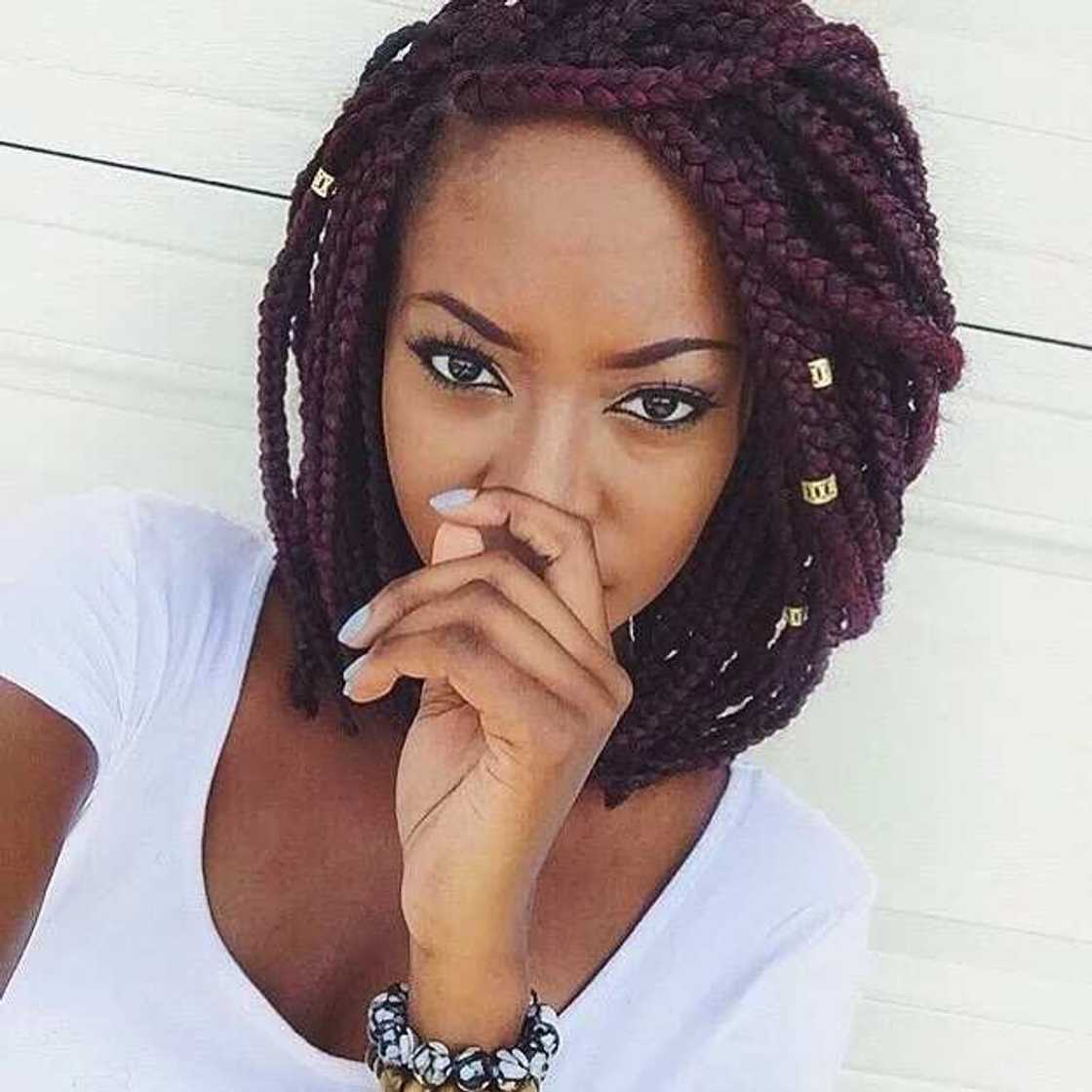 Top short bob braids hairstyles for 2018 Top short bob braids hairstyles for 2018