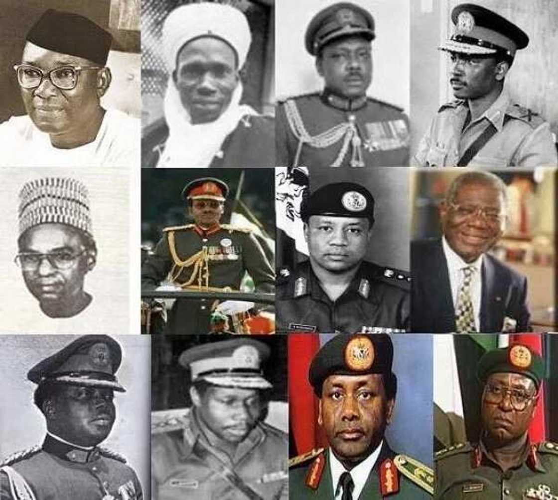 who was the sixth military head of state in nigeria