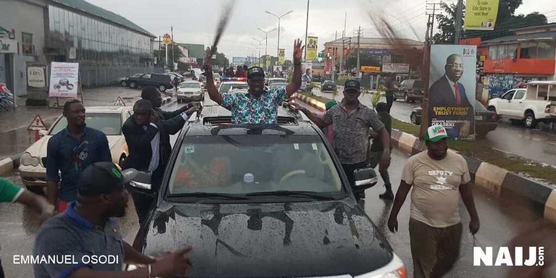 BREAKING: Godwin Obaseki wins Edo election (photos) BREAKING: Godwin Obaseki wins Edo election (photos)
