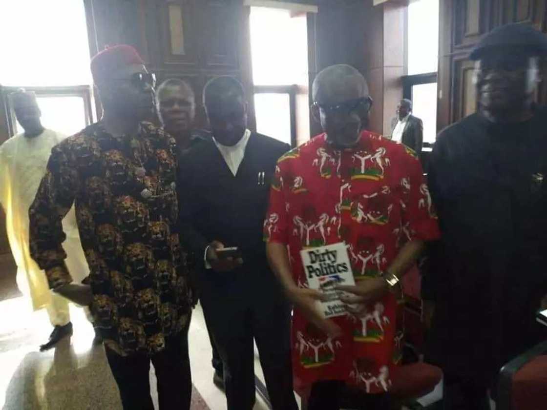 Breaking: Senator Abaribe appears in court after 5 days in DSS custody (photos) Breaking: Senator Abaribe appears in court after 5 days in DSS custody (photos)