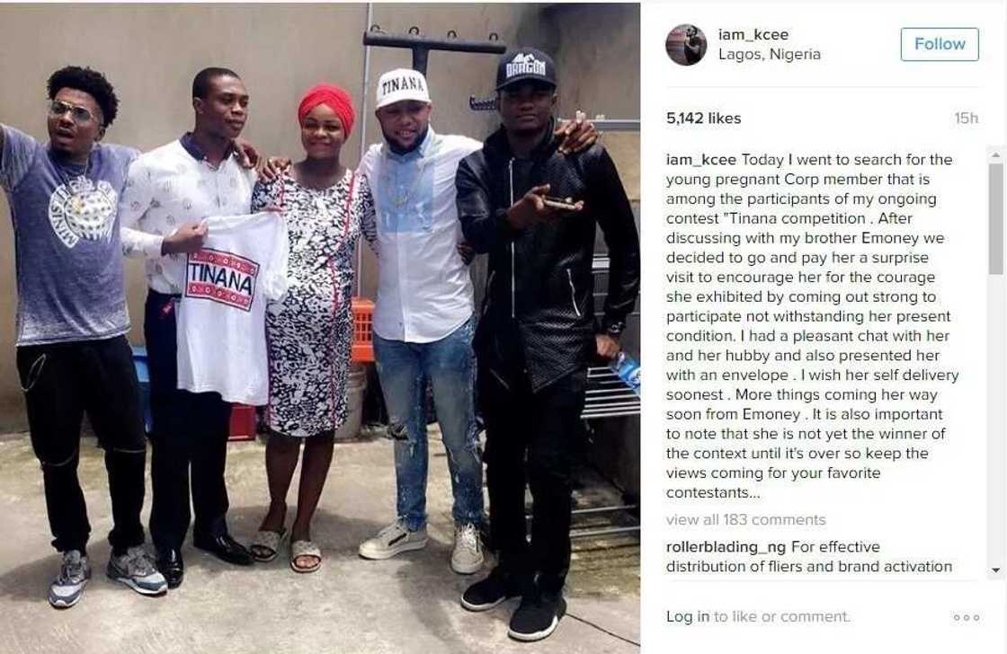 Kcee surprises pregnant youth corper Kcee surprises pregnant youth corper