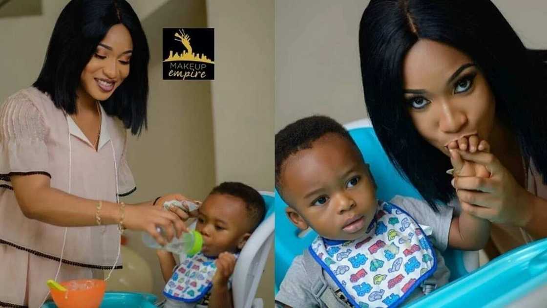 Tonto Dikeh baby boy Tonto Dikeh baby boy