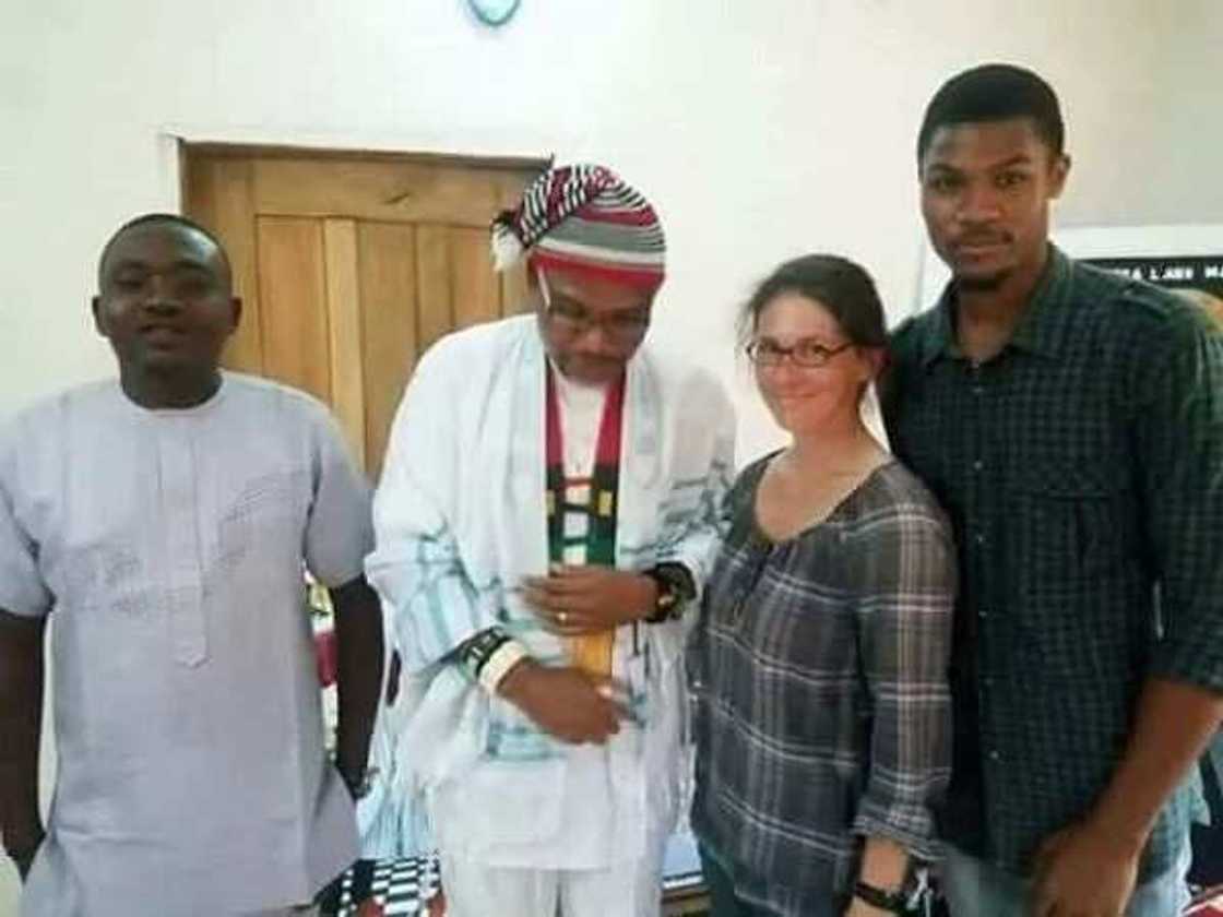 Special guest visits IPOB leader, Nnamdi Kanu all the way from Germany Special guest visits IPOB leader, Nnamdi Kanu all the way from Germany