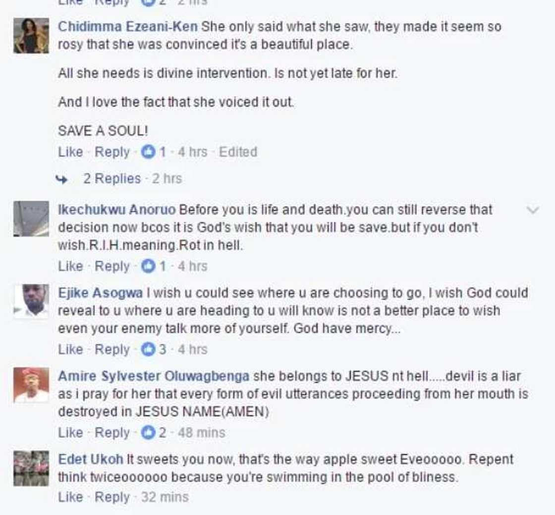 I am going to hell, Satan built a special mansion for me - Young lady reveals (photos) I am going to hell, Satan built a special mansion for me - Young lady reveals (photos)