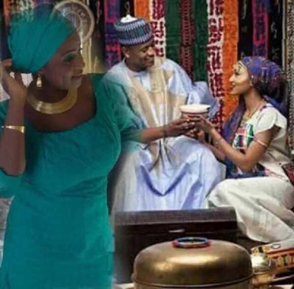 Wata mata ta saka hoton ta cikin hotunan auran Zahra Buhari Wata mata ta saka hoton ta cikin hotunan auran Zahra Buhari