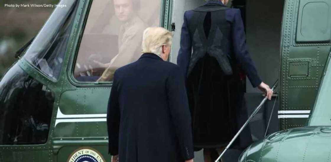 Photos: Trump prays after selecting Supreme Court Judge