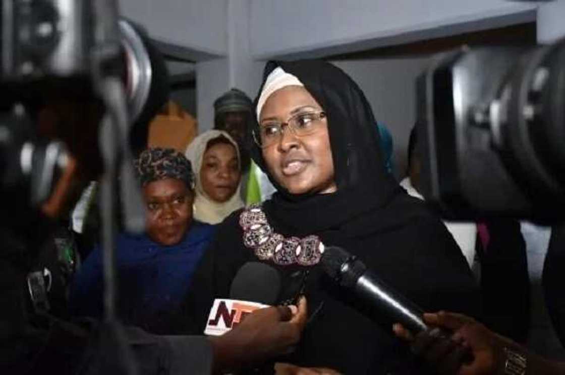 BREAKING: Aisha Buhari returns from UK, makes striking revelation over President's health BREAKING: Aisha Buhari returns from UK, makes striking revelation over President's health