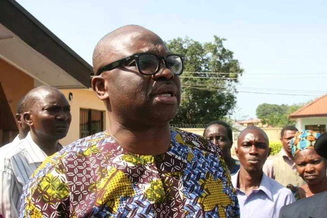 Fayose plotting to cover up theft in Government House - APC Fayose plotting to cover up theft in Government House - APC
