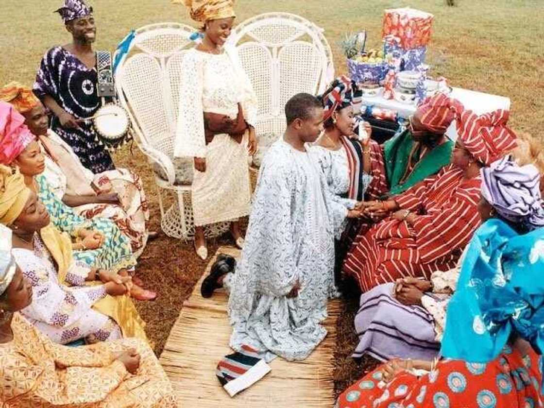 Traditional Yoruba wedding ceremony