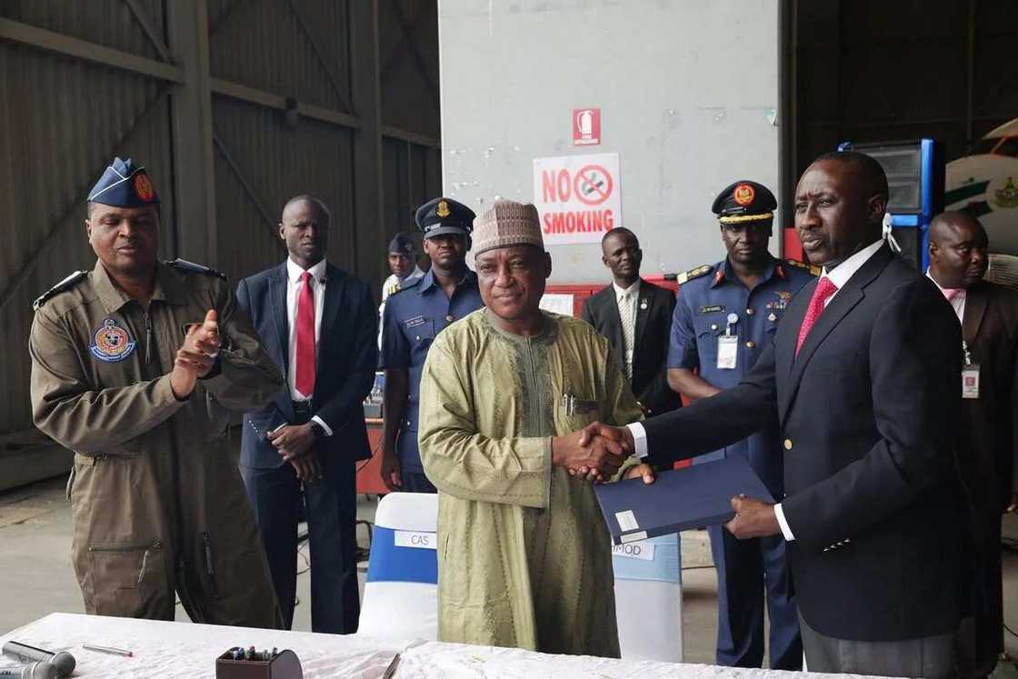 JUST IN: PMB hands over 2 presidential aircraft to Air Force JUST IN: PMB hands over 2 presidential aircraft to Air Force