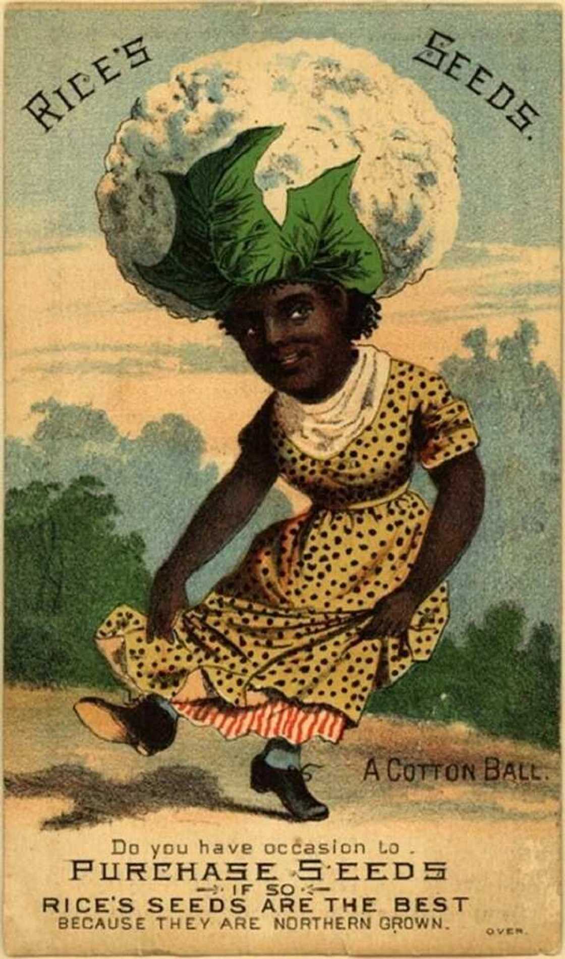 One of the old samples of advertising One of the old samples of advertising