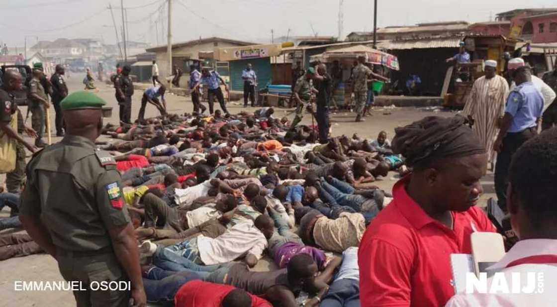 Photonews: Five major highpoints of the Mile 12 riot Photonews: Five major highpoints of the Mile 12 riot