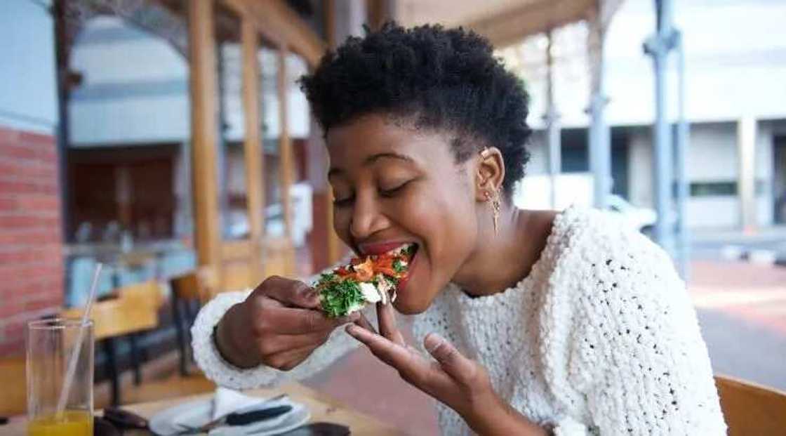Eating woman Eating woman