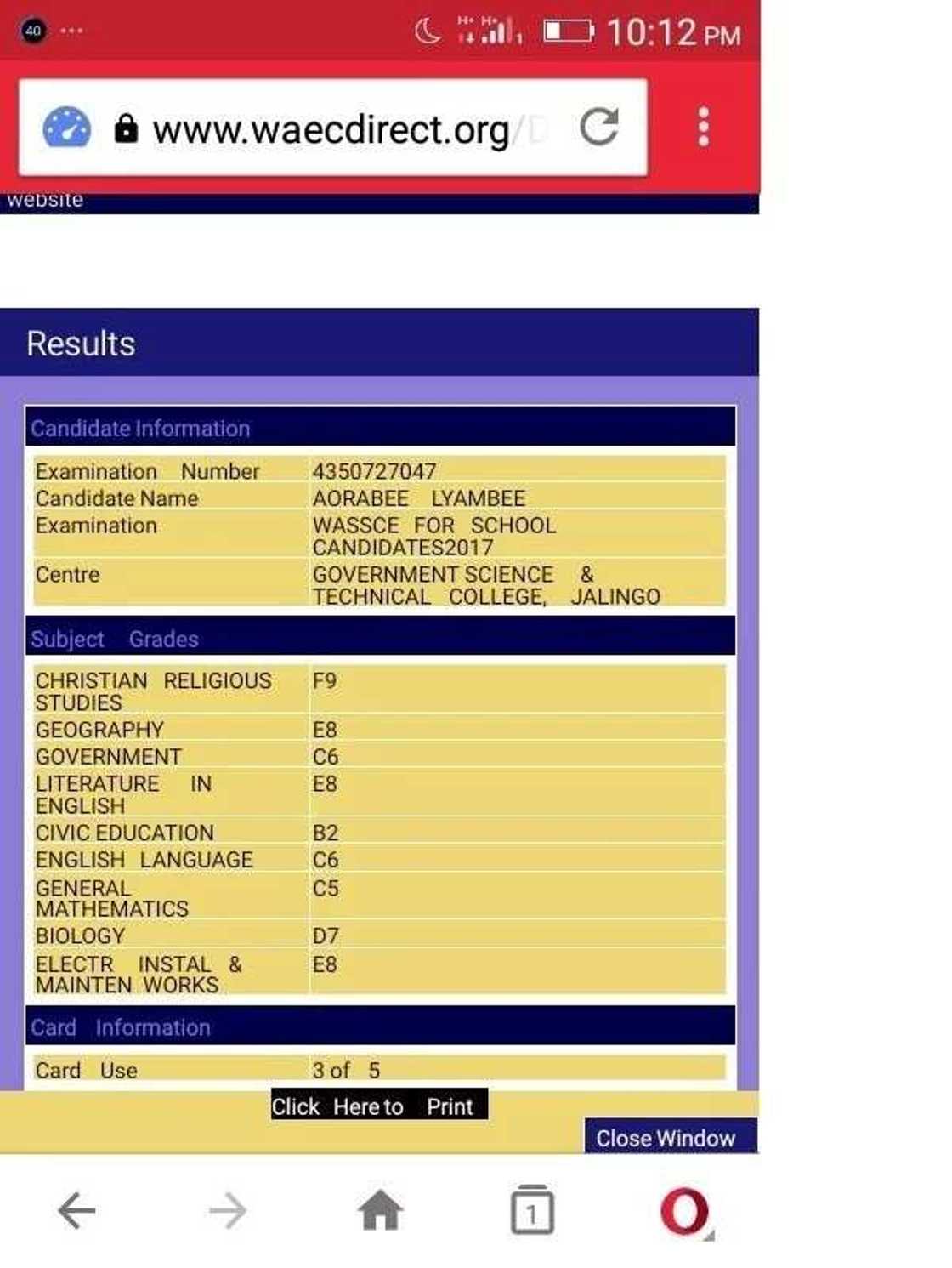 Nigerian guy breaks down after checking WAEC result, says he should have cheated (photos) Nigerian guy breaks down after checking WAEC result, says he should have cheated (photos)