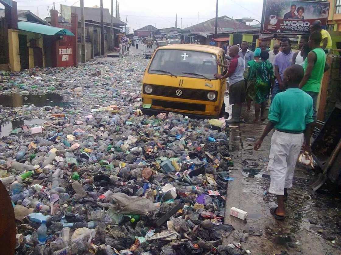 Lagos plastic bottles garbage Lagos plastic bottles garbage