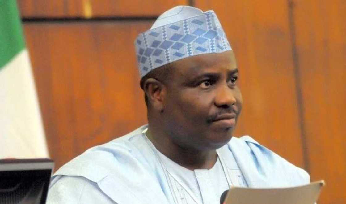 Governor Tambuwal during a press conference Governor Tambuwal during a press conference