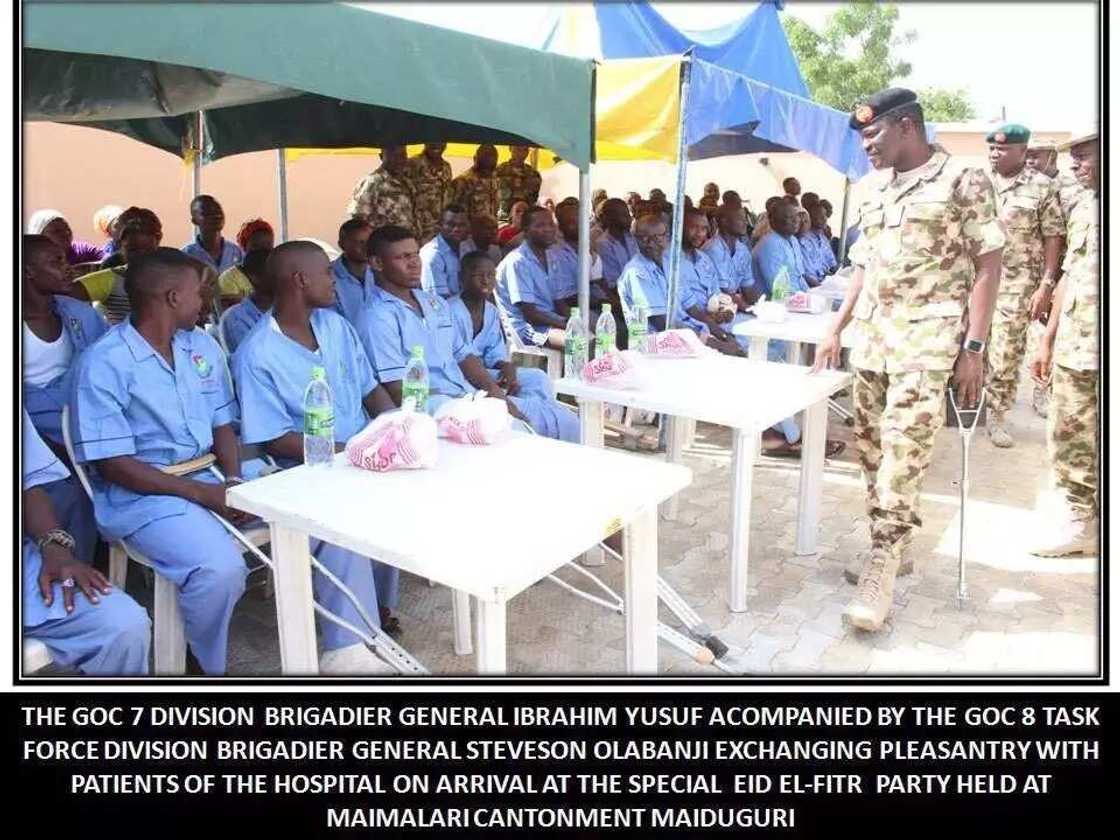Boko Haram: GOC pays August visit to injured soldiers, sends powerful message to troops Boko Haram: GOC pays August visit to injured soldiers, sends powerful message to troops