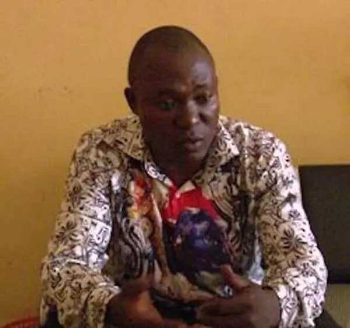 Self-acclaimed pastor arrested for allegedly defrauding his member of N16million (photo) Self-acclaimed pastor arrested for allegedly defrauding his member of N16million (photo)