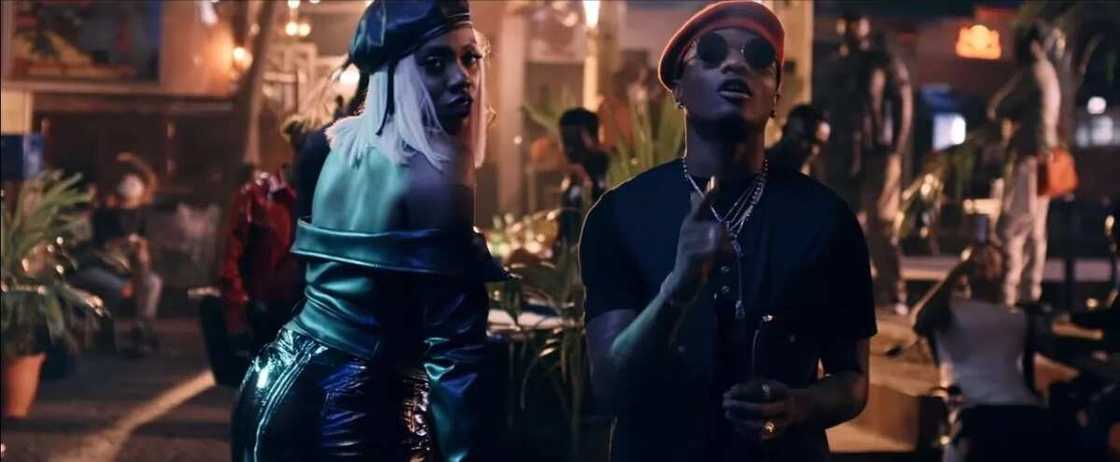 Wizkid and Tiwa Savage Wizkid and Tiwa Savage