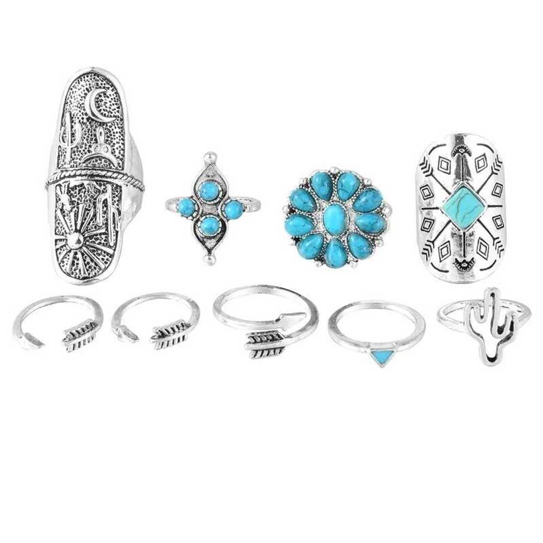 Rings with beads Rings with beads