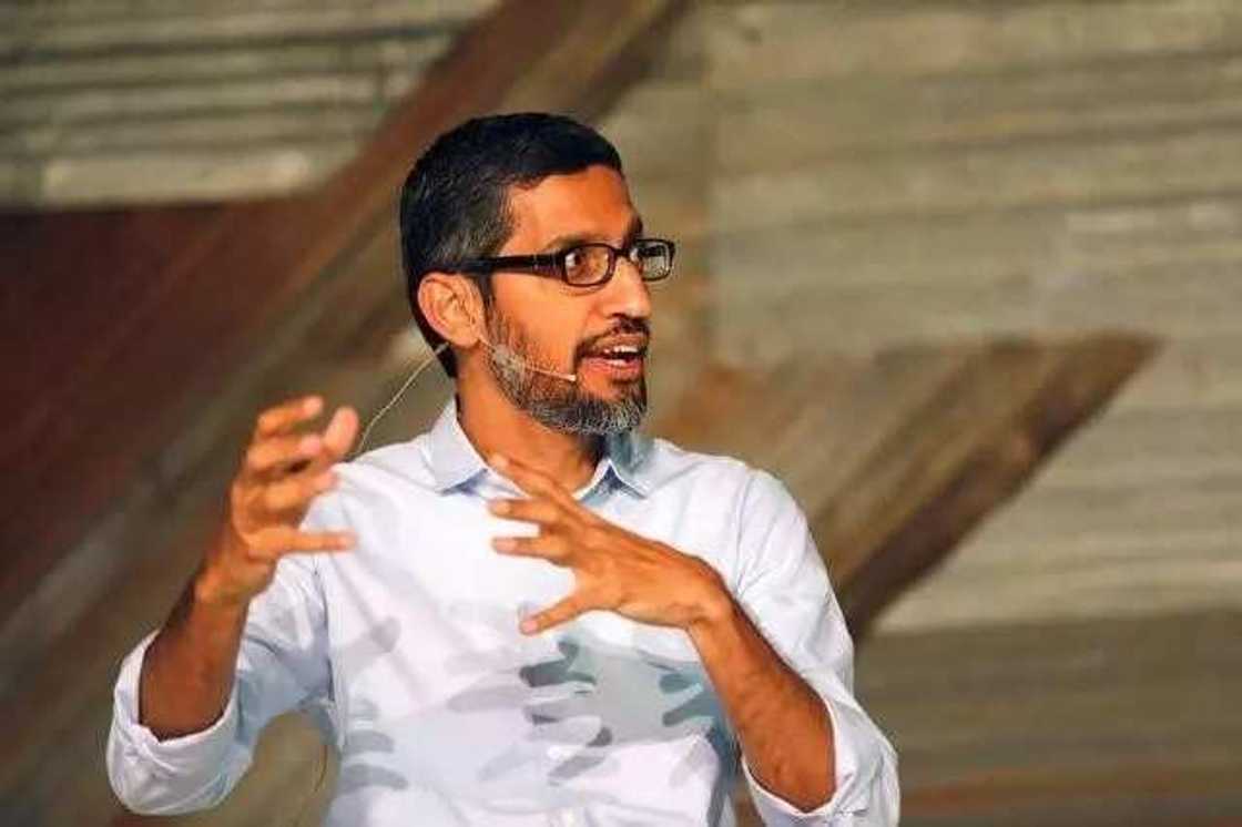 Google CEO Sundar Pichai visited Lagos Source: Reuters Google CEO Sundar Pichai visited Lagos Source: Reuters